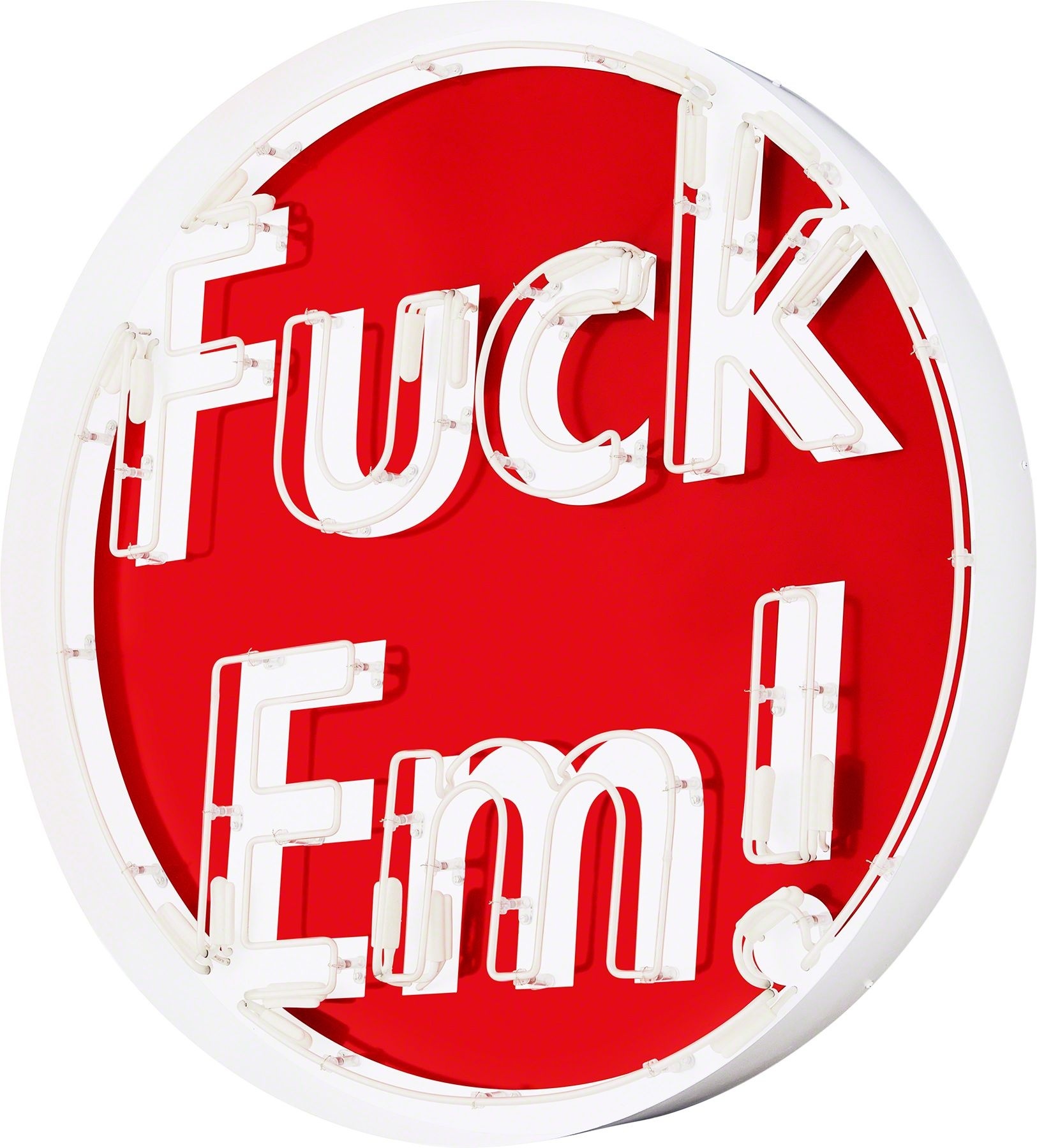 Large Fuck Em Neon Sign view 2